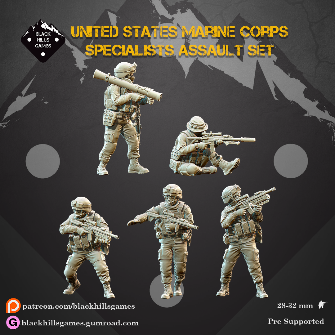Black Hills Games - United States Marine Corps Specialists (Assault Set)